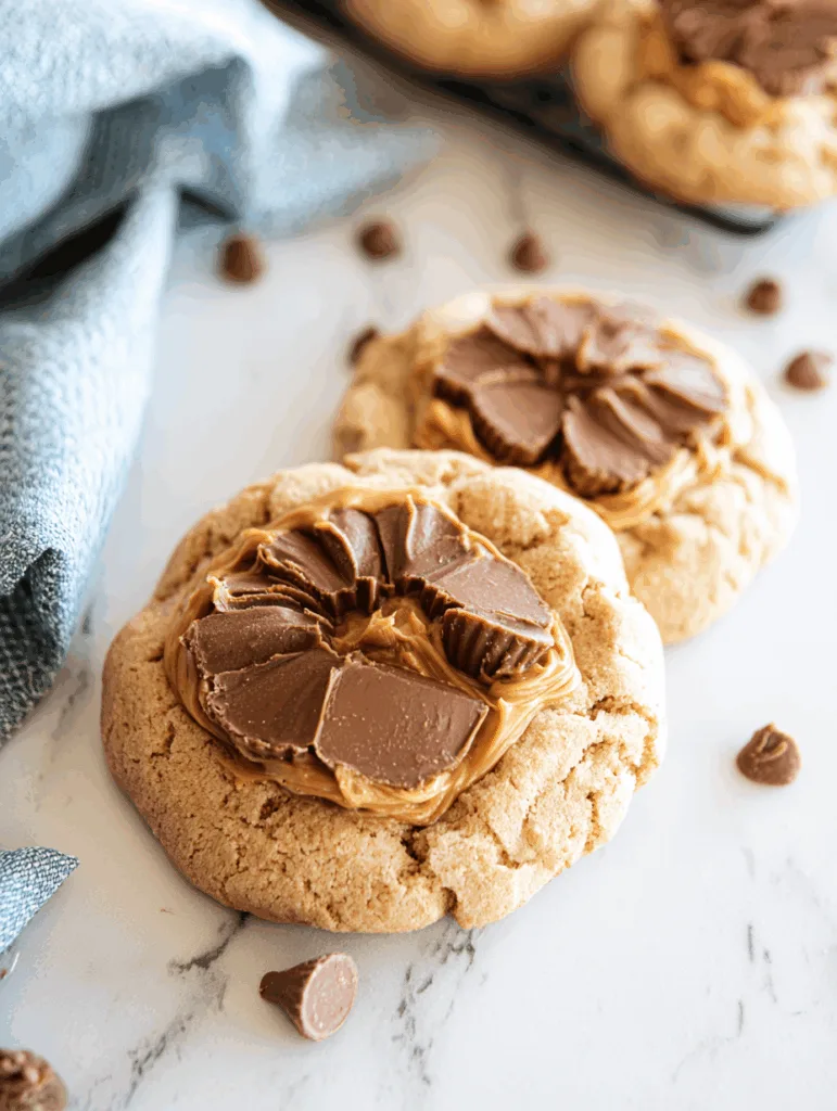 Crumbl Peanut Butter Cup Cookies