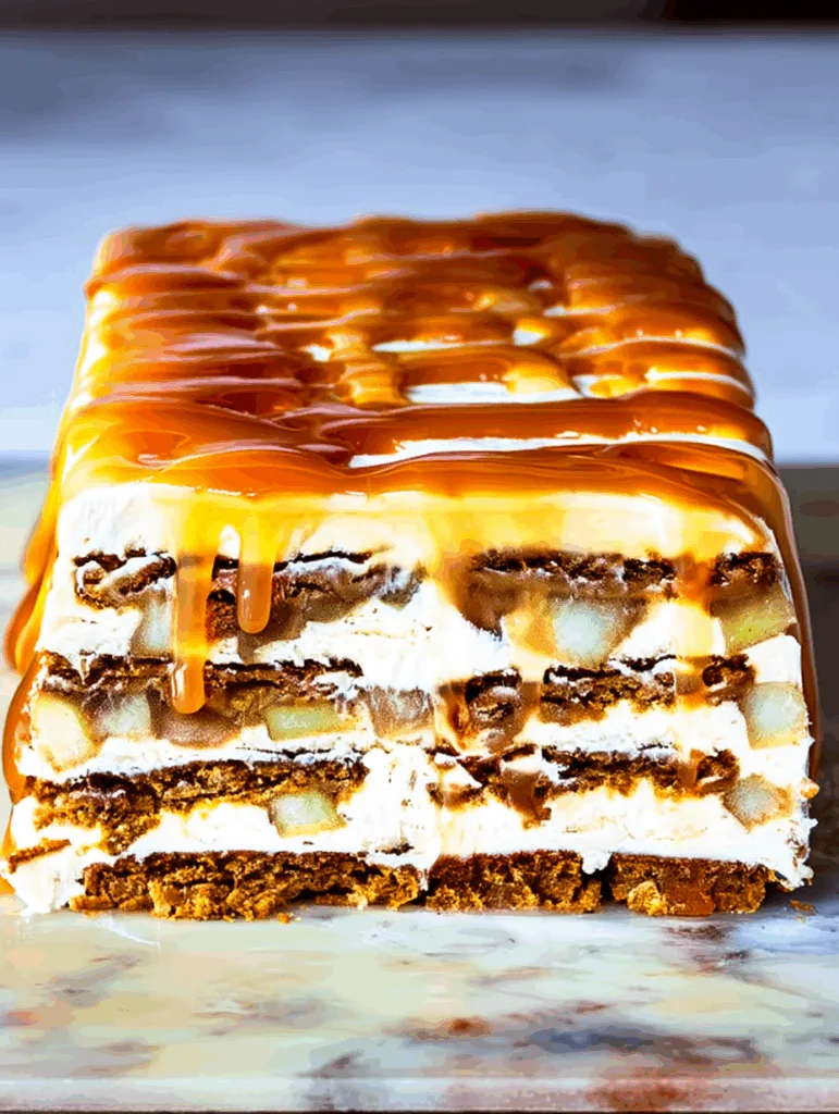 No-Bake Apple Spice Icebox Cake