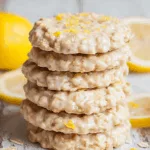 3 Ingredient No Bake Lemon Oatmeal Cookies