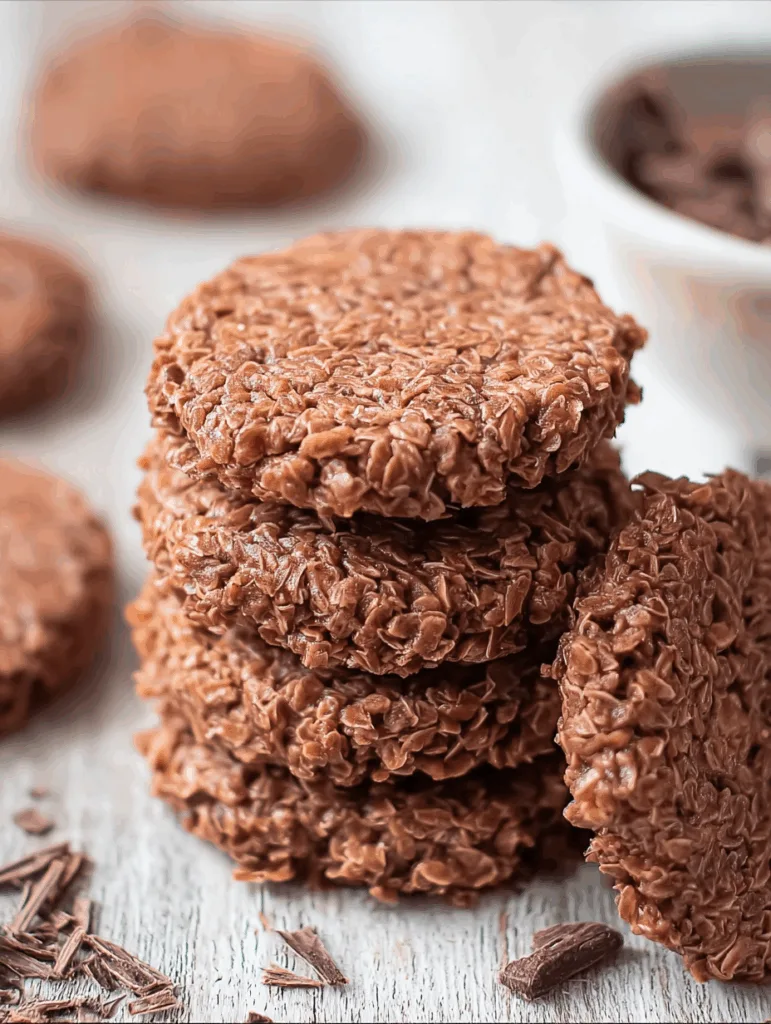 No-Bake Chocolate Chip Cookies