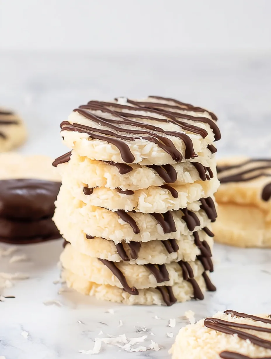 Healthy No-Bake Coconut Cookies