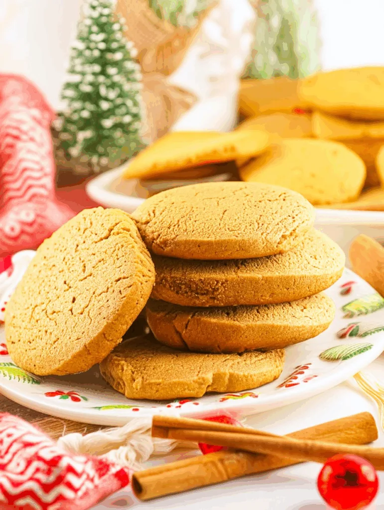 Old-Fashioned Icebox Gingersnap Cookies