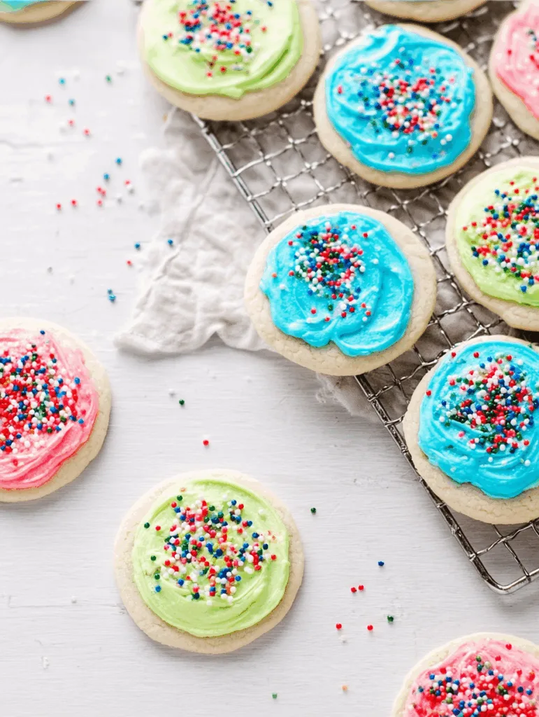 Old-Fashioned Frosted Sugar Cookies