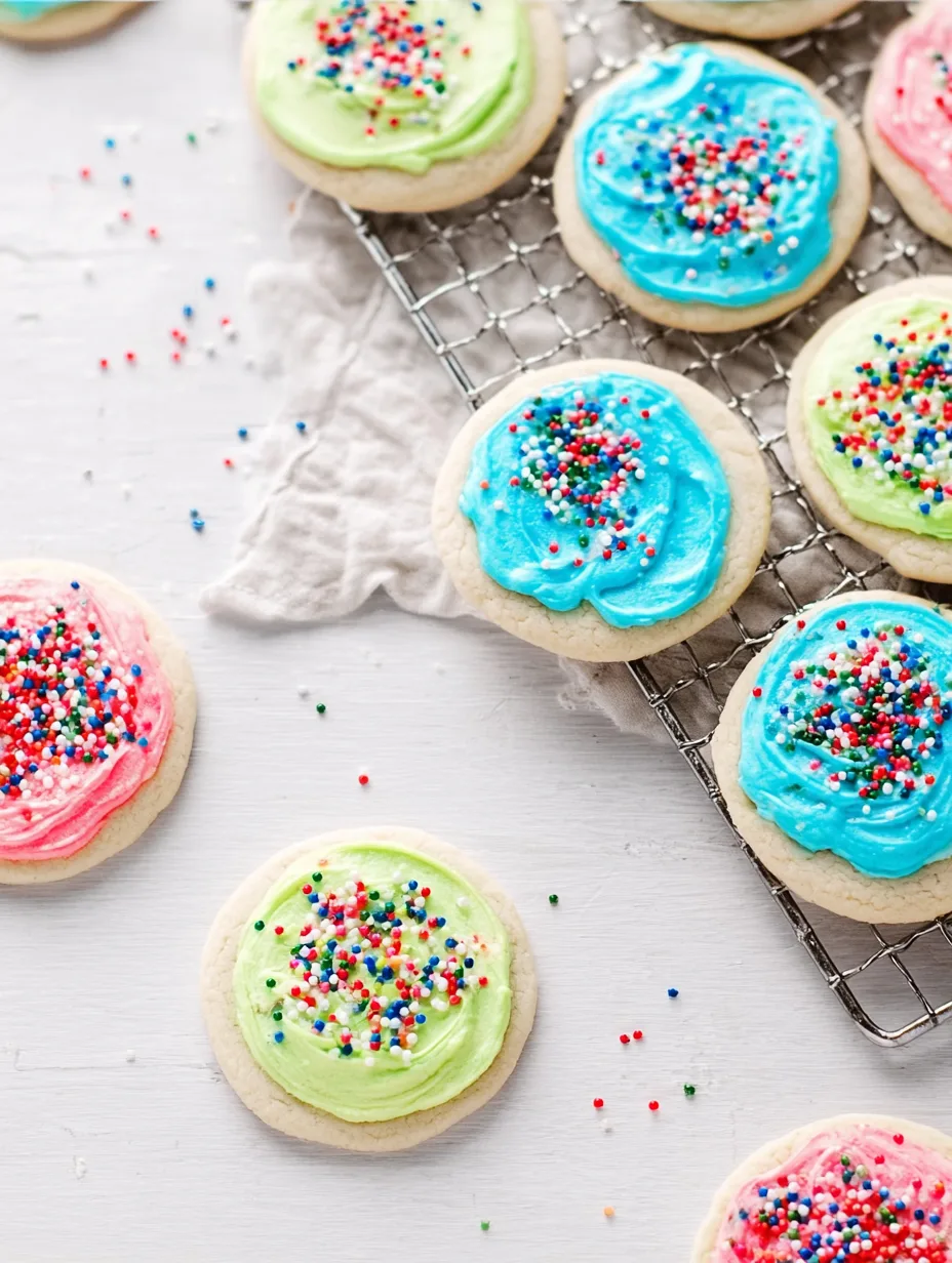 Old-Fashioned Frosted Sugar Cookies
