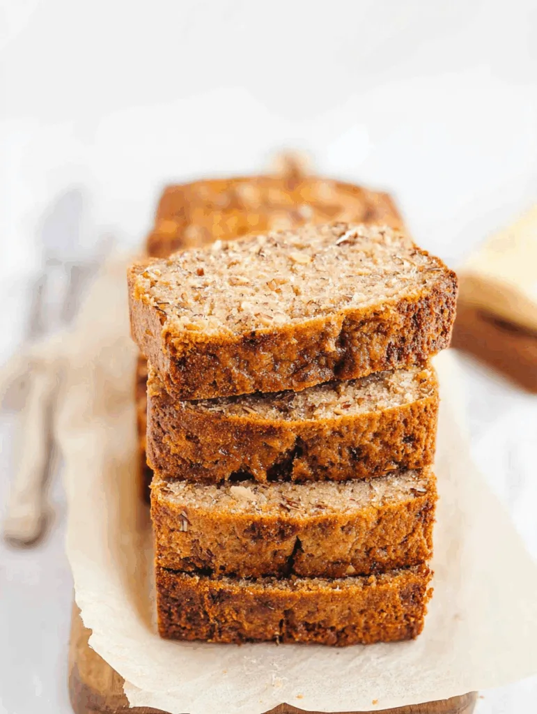 Sugar Free Oat Flour Banana Bread