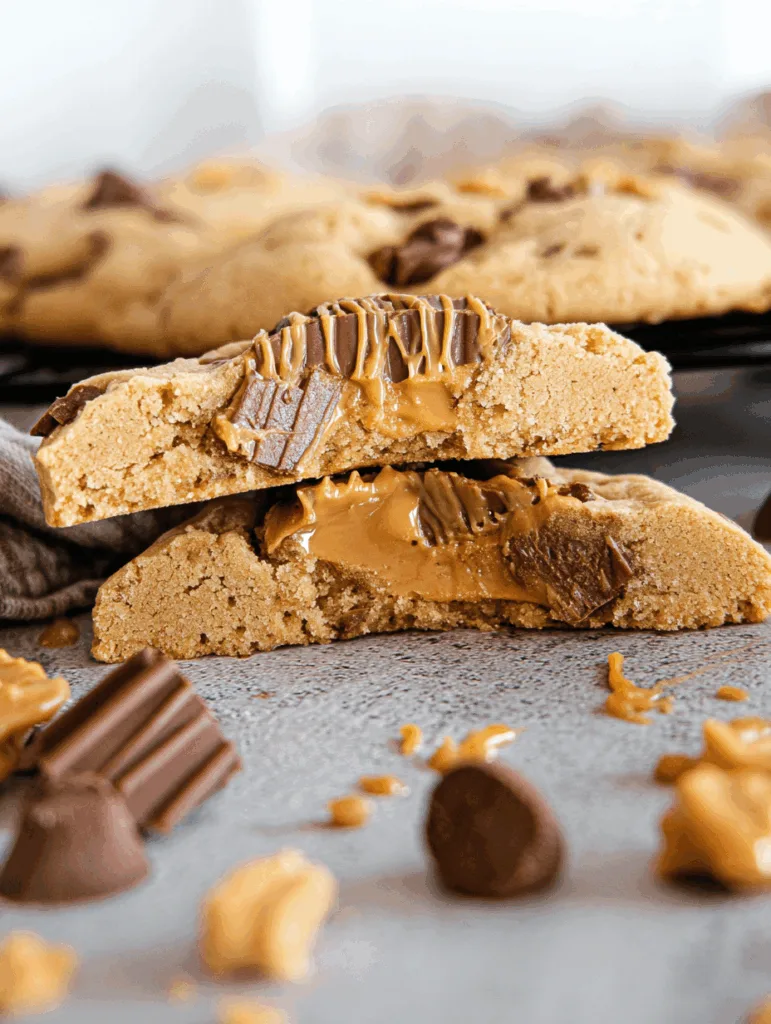 Crumbl Peanut Butter Cup Cookies