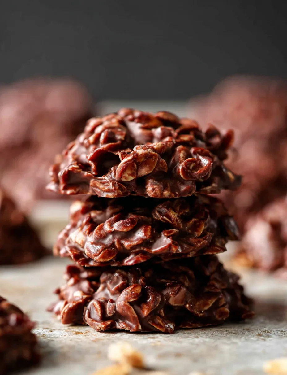 No-Bake Chocolate Oatmeal Cookies