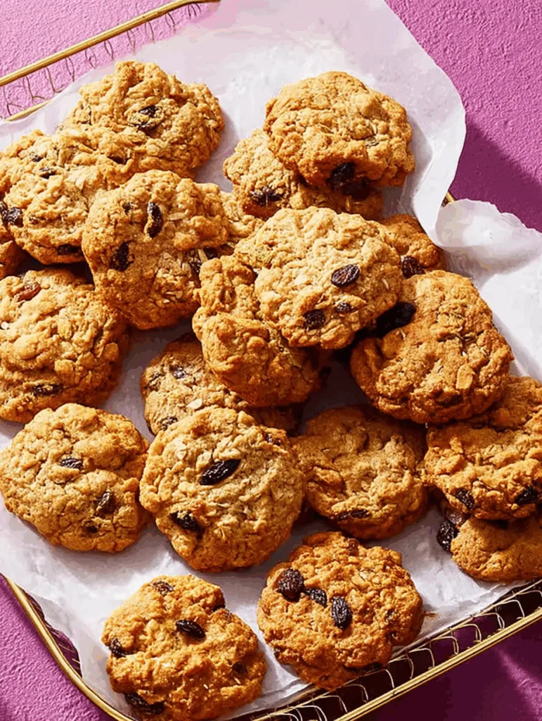 Air Fryer Chewy Oatmeal Raisin Tahini Cookies