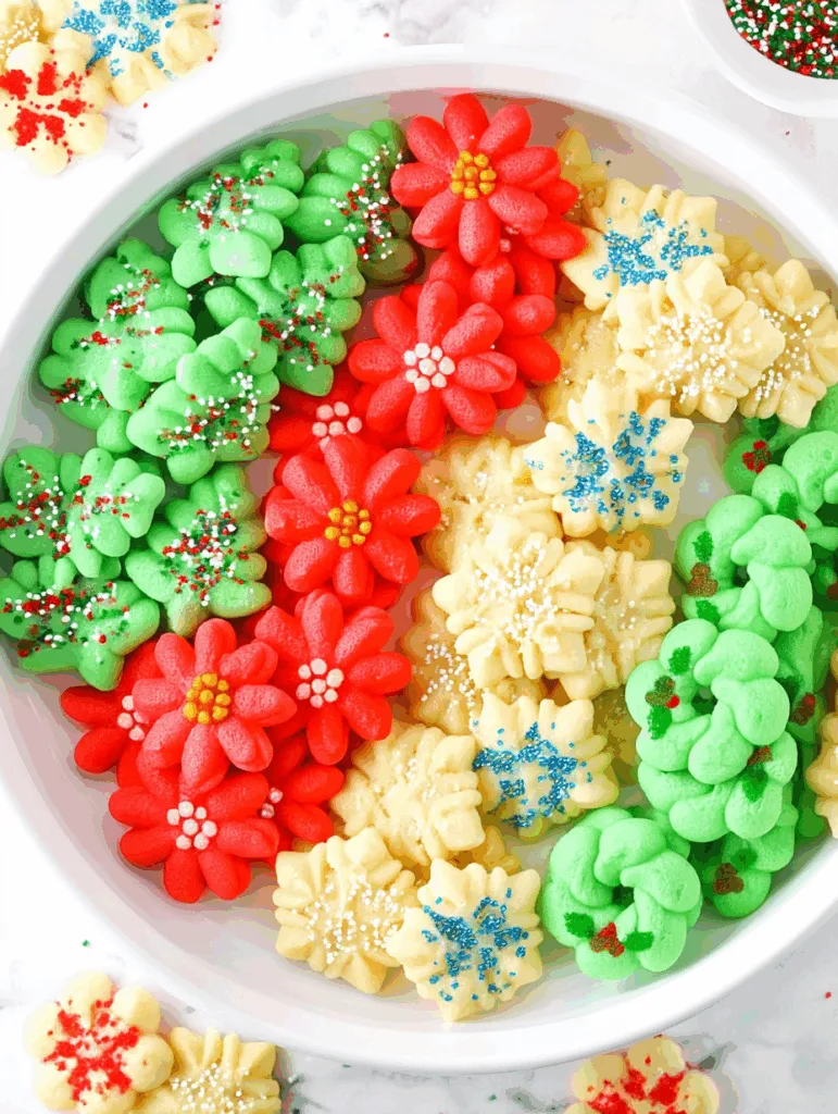 Buttery Spritz Cookies