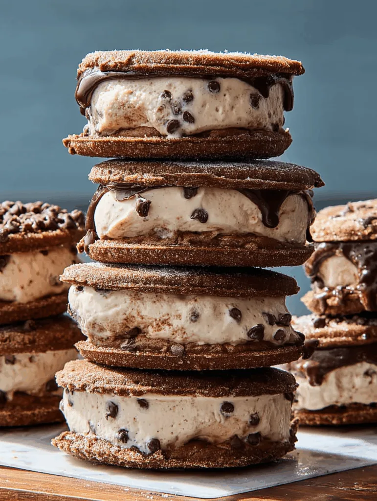 Chocolate Peanut Butter Nice Cream Sandwiches