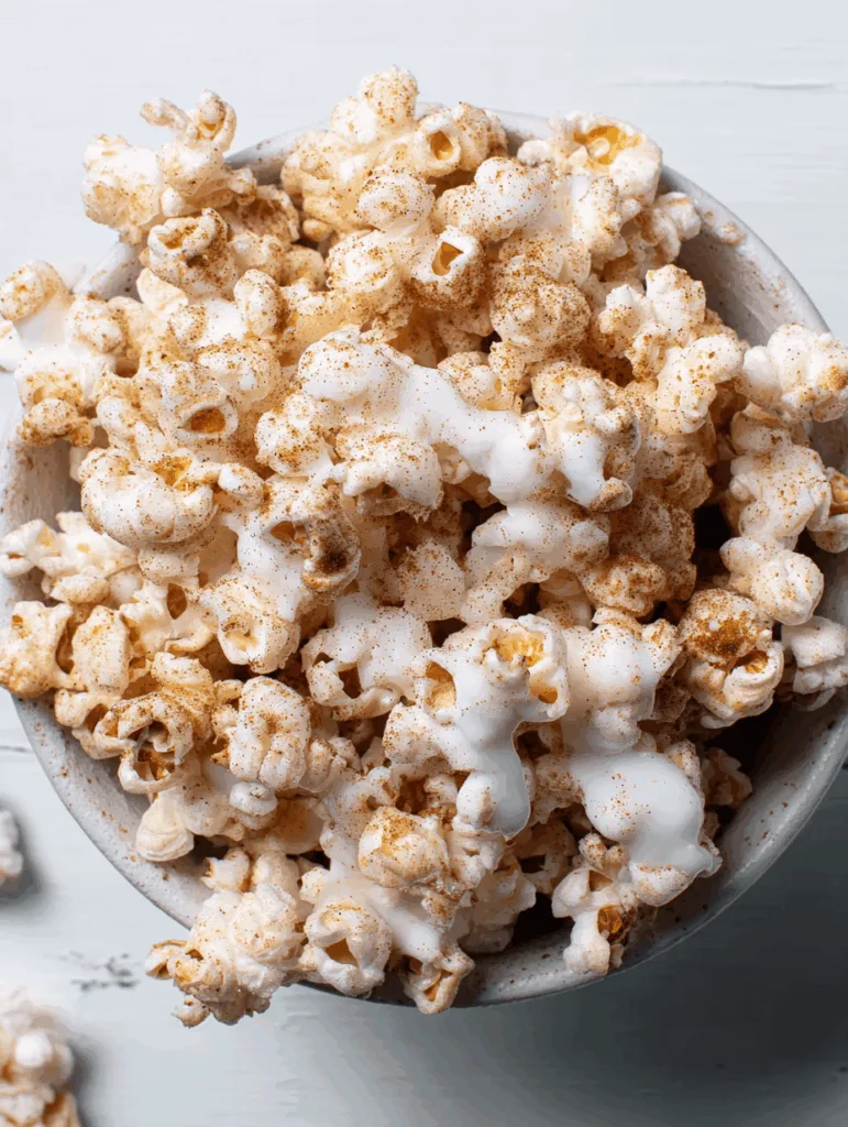 Cinnamon Bun Popcorn