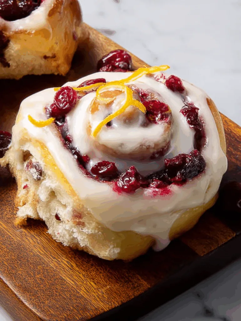 Cranberry Cinnamon Rolls