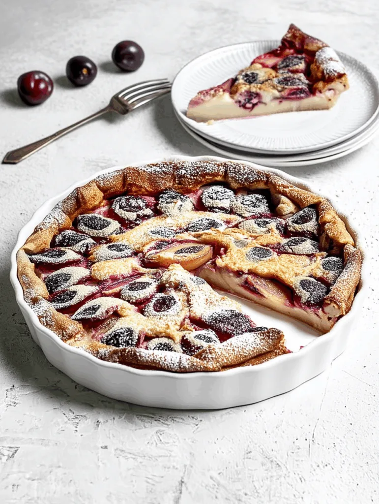 Plum Clafoutis