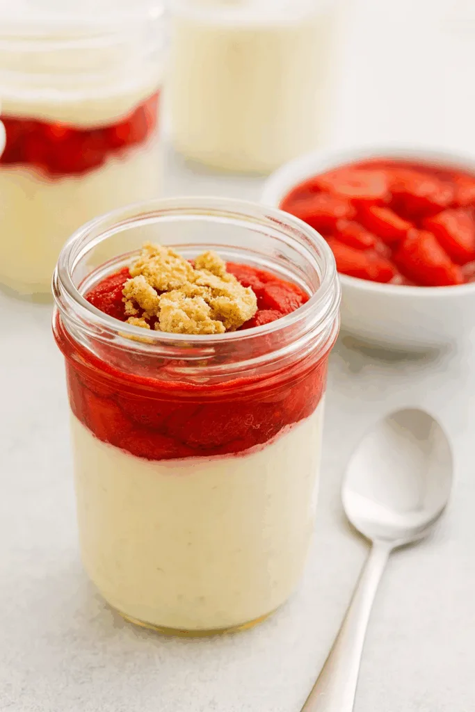 Sous Vide Cheesecake in Jars