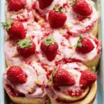 Strawberry Crunch Cinnamon Rolls