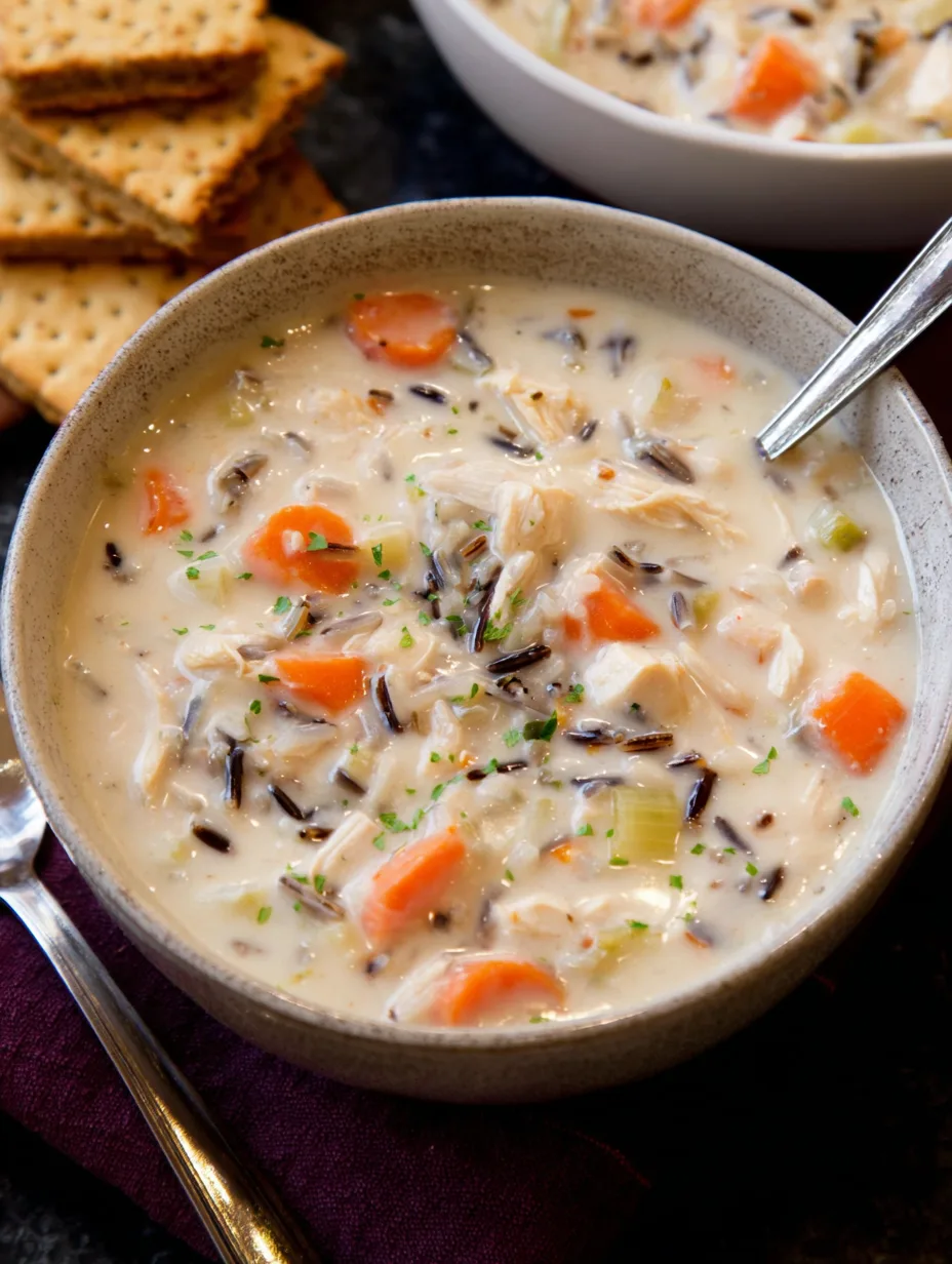 Creamy Chicken and Wild Rice Soup