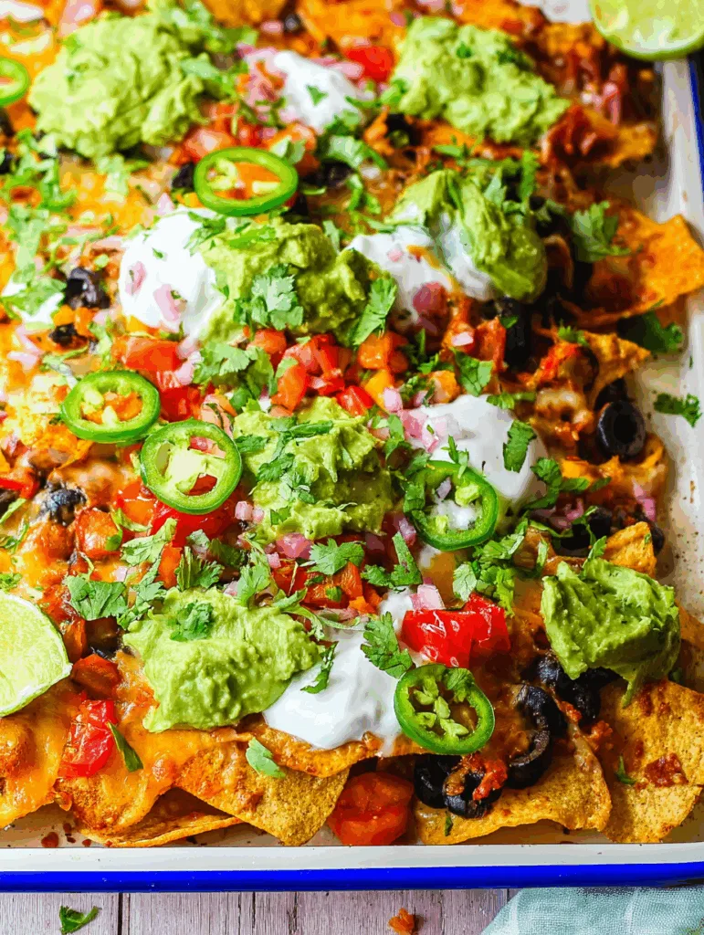 Loaded Veggie Nachos