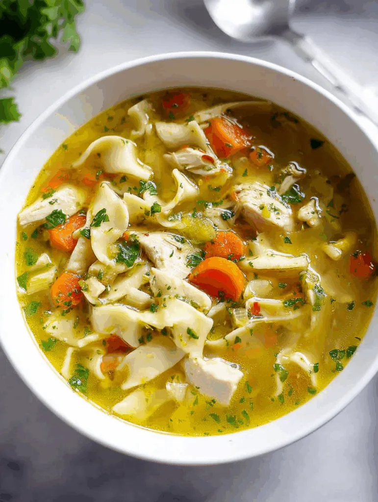 Easy Chicken Noodle Soup