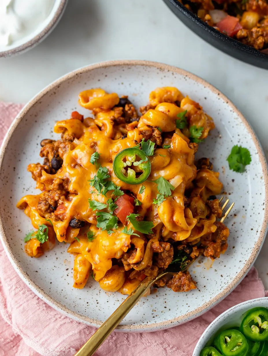 Kid-Friendly Cheesy Taco Pasta