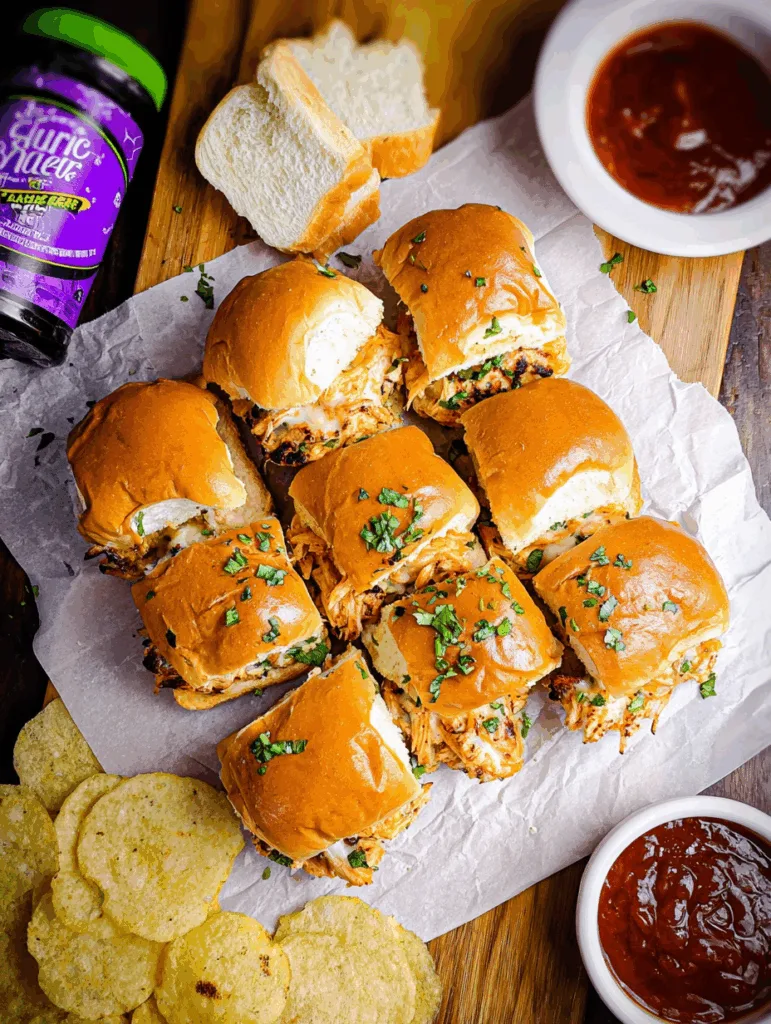 Garlic Butter Chicken Sliders