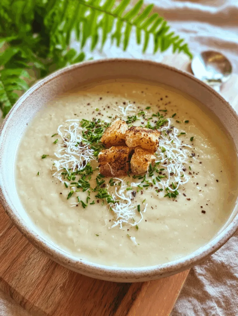 Roasted Garlic Potato Soup