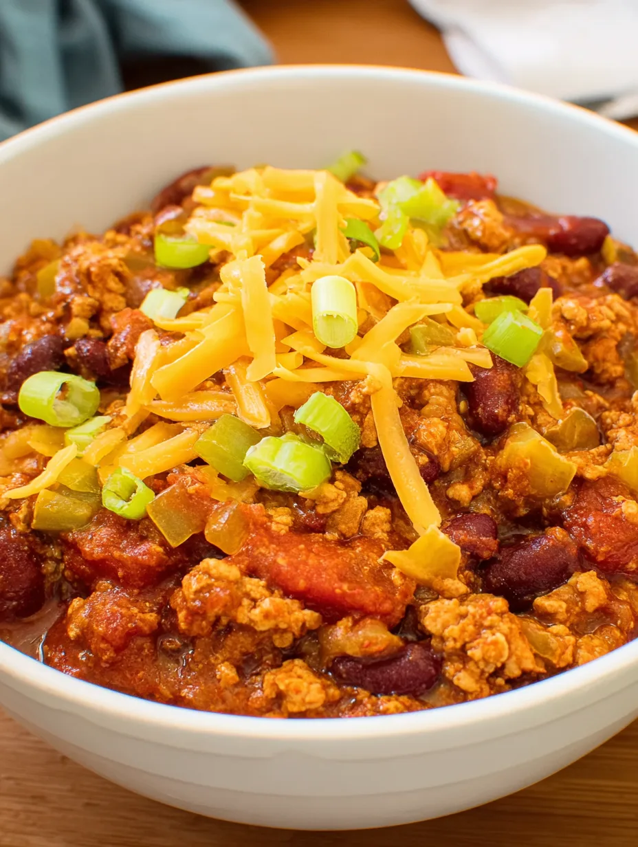 Healthy Turkey Chili Crockpot