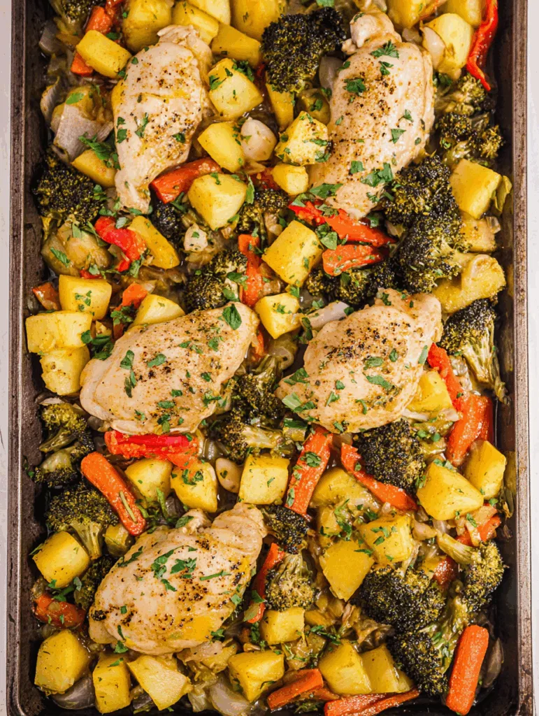 One-Pan Garlic Butter Chicken and Veggies