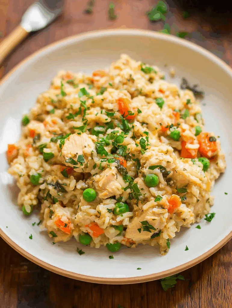 Slow Cooker Chicken and Rice