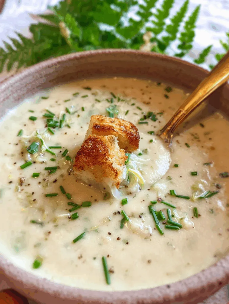 Roasted Garlic Potato Soup