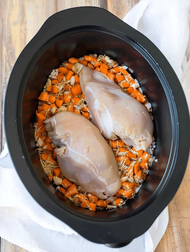 Slow Cooker Chicken and Rice