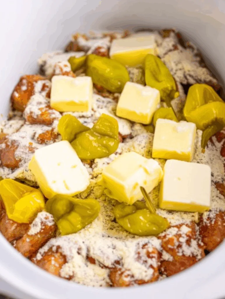 Crockpot Mississippi Chicken Bites