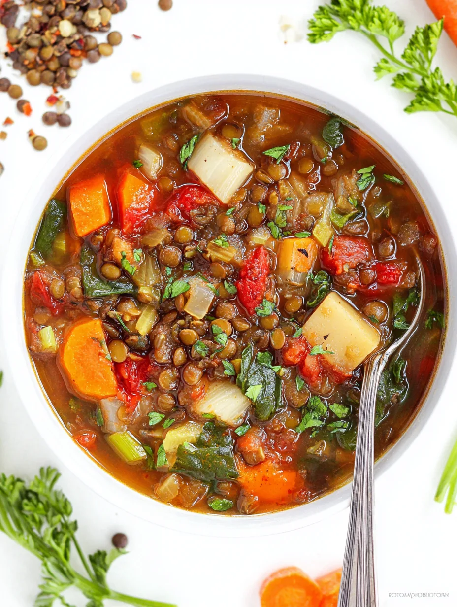 Easy Lentil Vegetable Soup