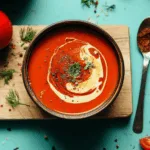 Roasted Red Pepper and Tomato Soup
