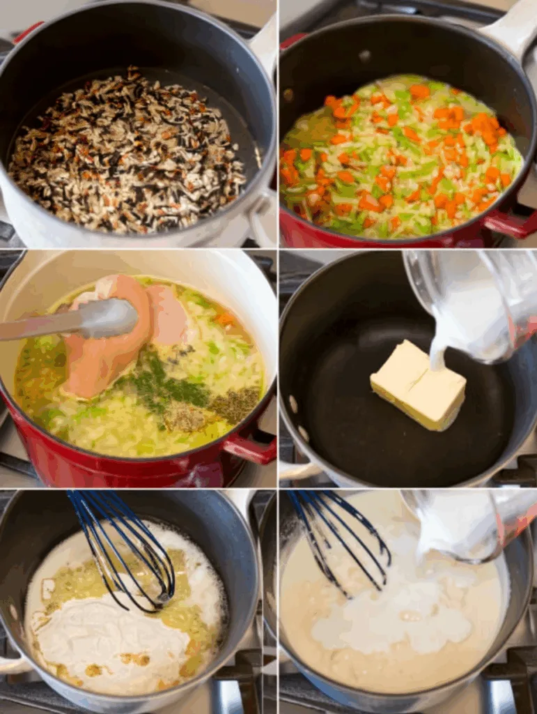 Creamy Chicken and Wild Rice Soup