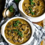 One-Pot Creamy Mushroom Soup
