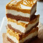 Pumpkin Swirl Cheesecake Bars