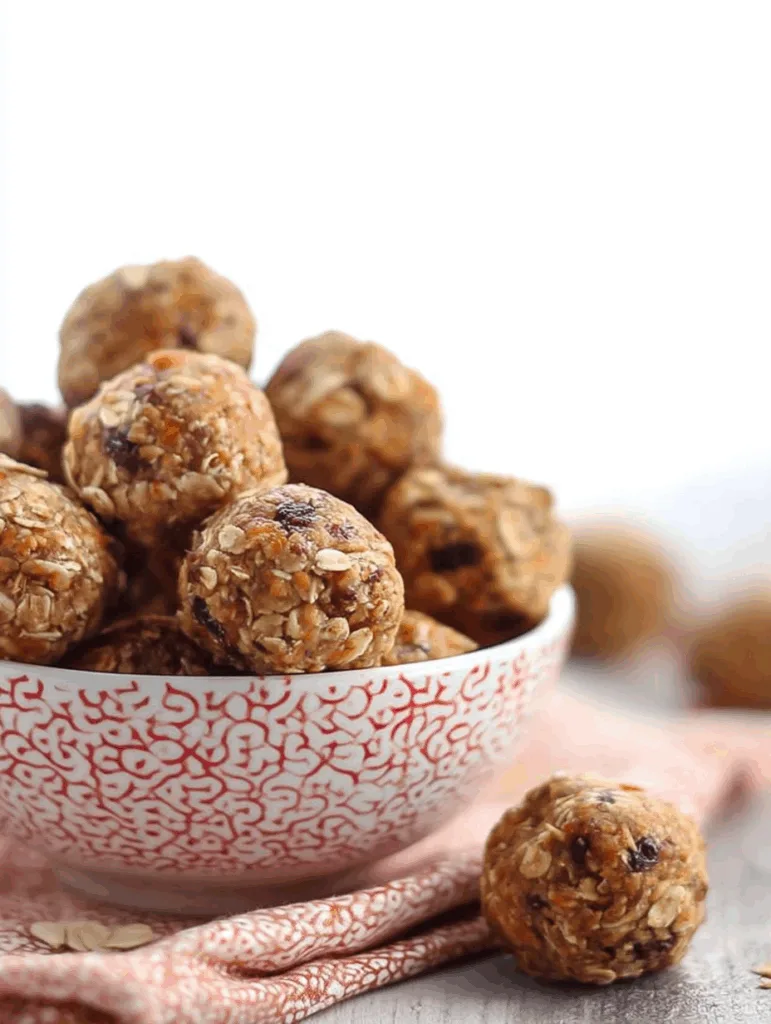 No Bake Oatmeal Protein Balls Recipe