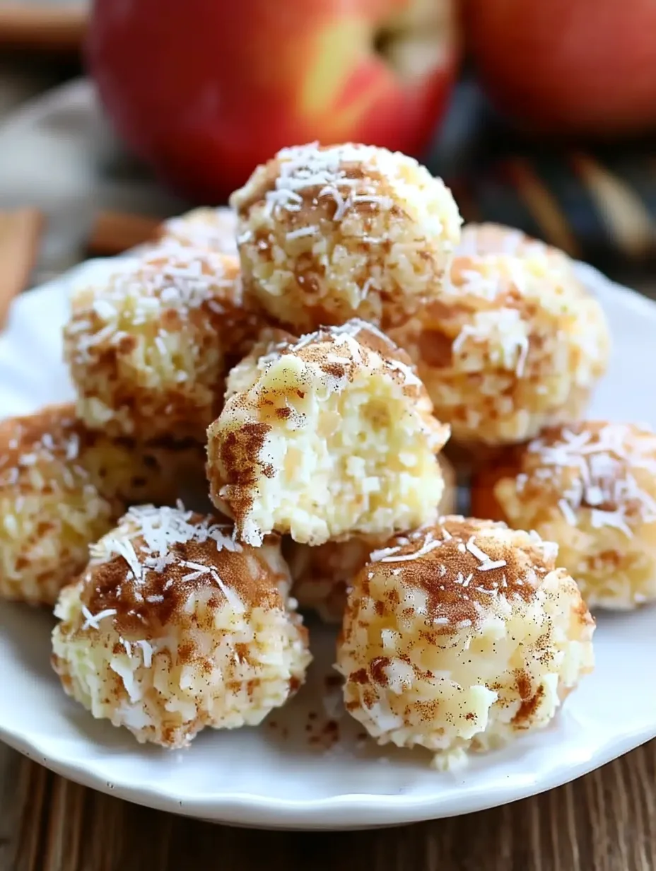 Cottage Cheese and Apple Protein Bites