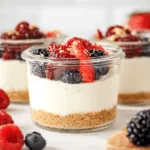 No-Bake Cheesecake Greek Yogurt Cups