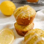 Lemon Vanilla Protein Muffins