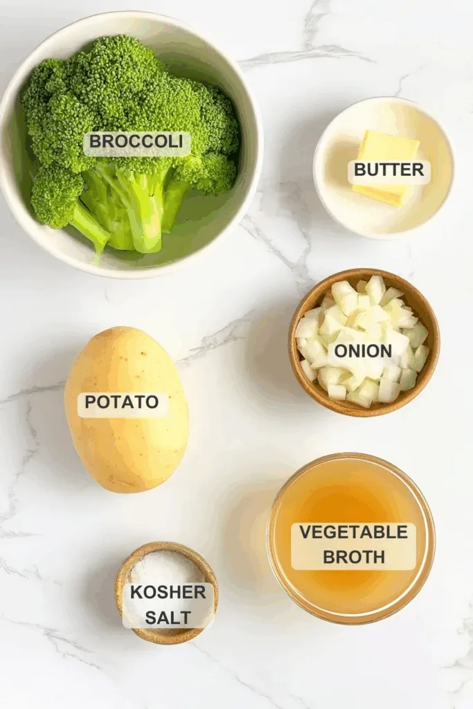 Simple Broccoli Cheddar Soup