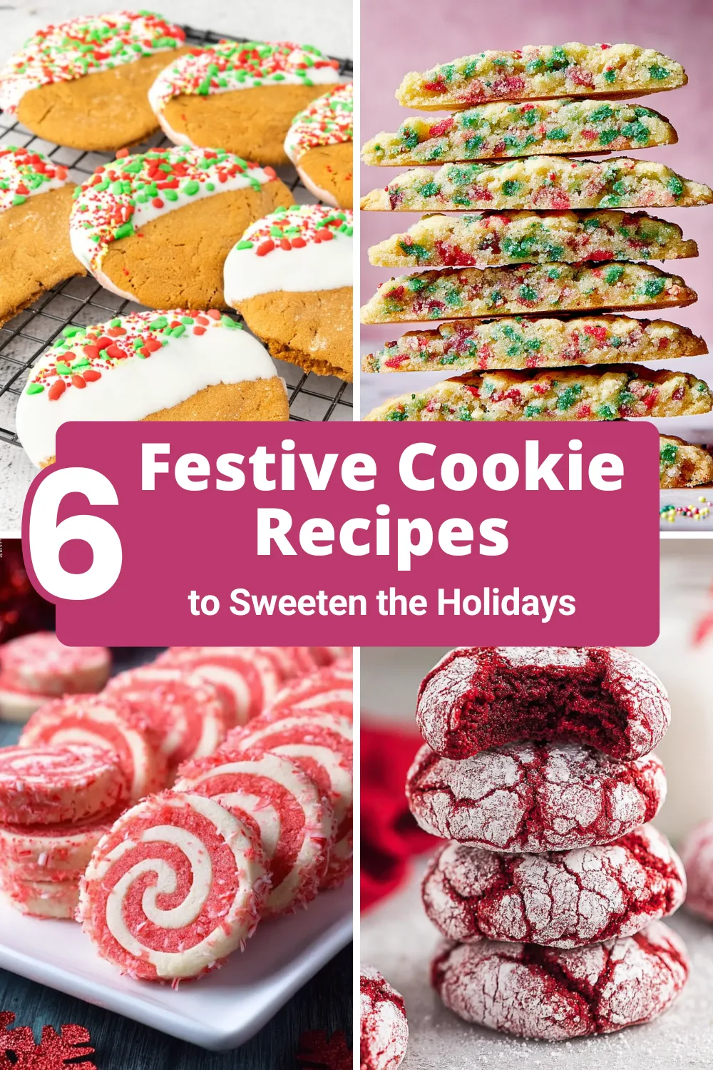 6 Easy Festive Cookies for Your Holiday Dessert Table