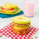 Apple Sandwiches with Almond Butter