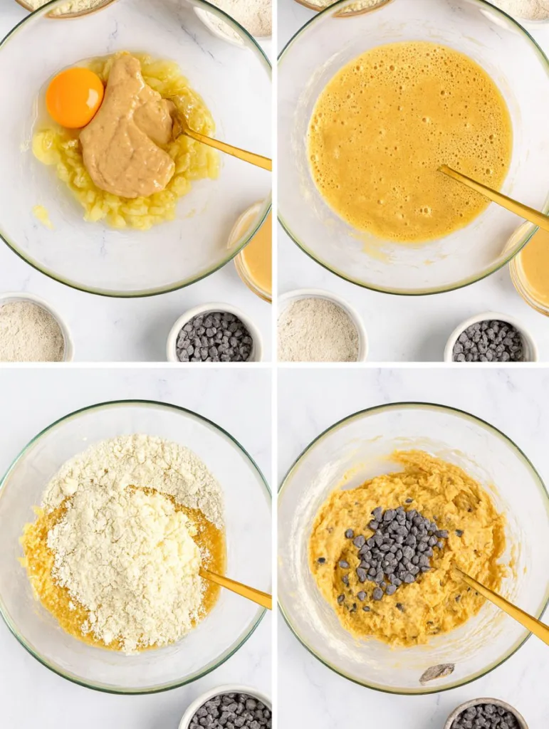 Protein Blondies Steps