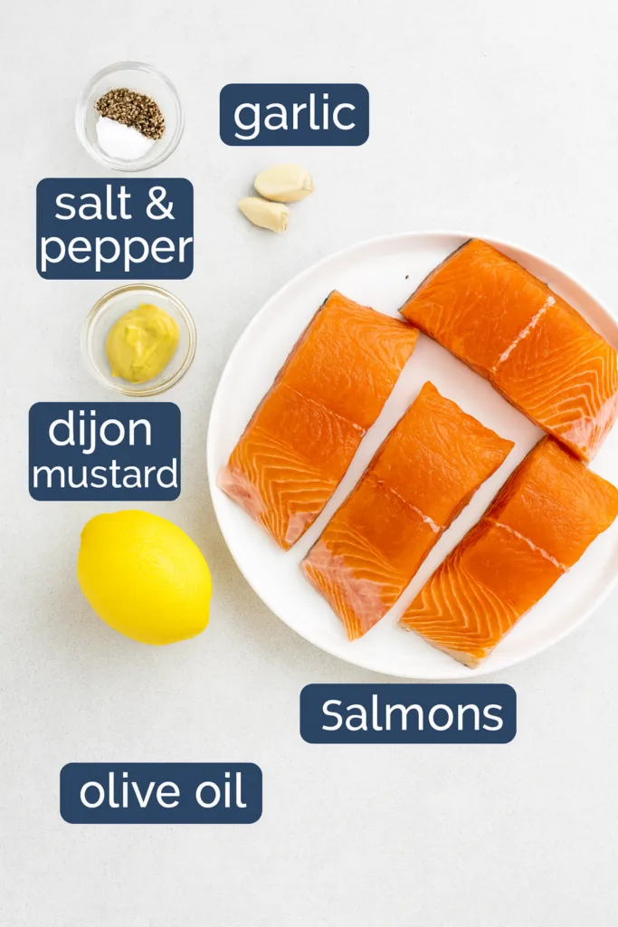 High-Protein Lemon Garlic Salmon Bake