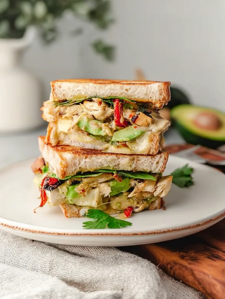 Chicken Avocado Melt Sandwich