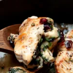 Cranberry and Brie Stuffed Chicken
