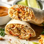 Thai Peanut Chicken Wrap