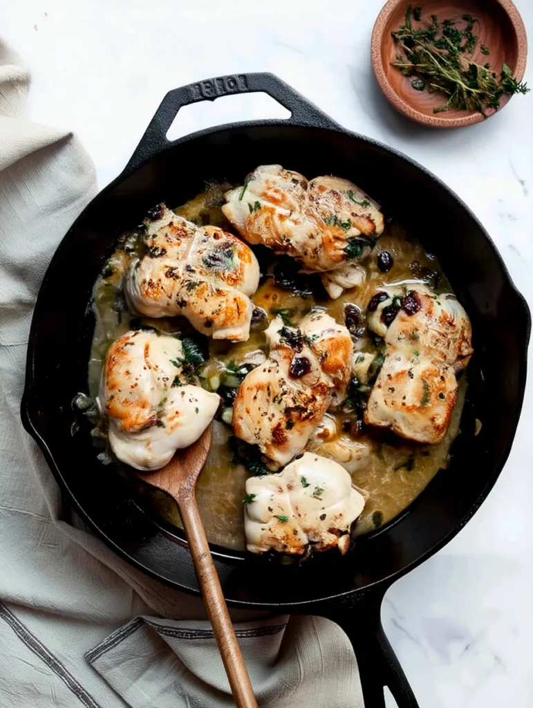 Cranberry and Brie Stuffed Chicken