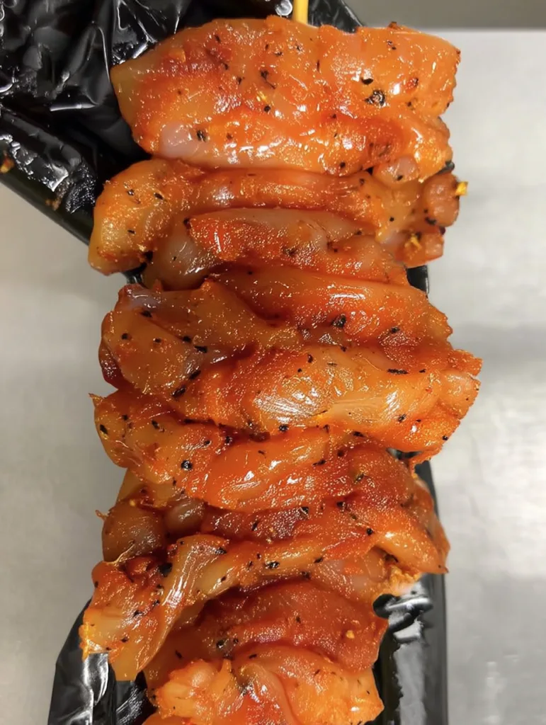 Garlic Parmesan Chicken Skewers